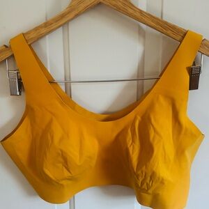 knix Golden Yellow Seamless Crop Bralette